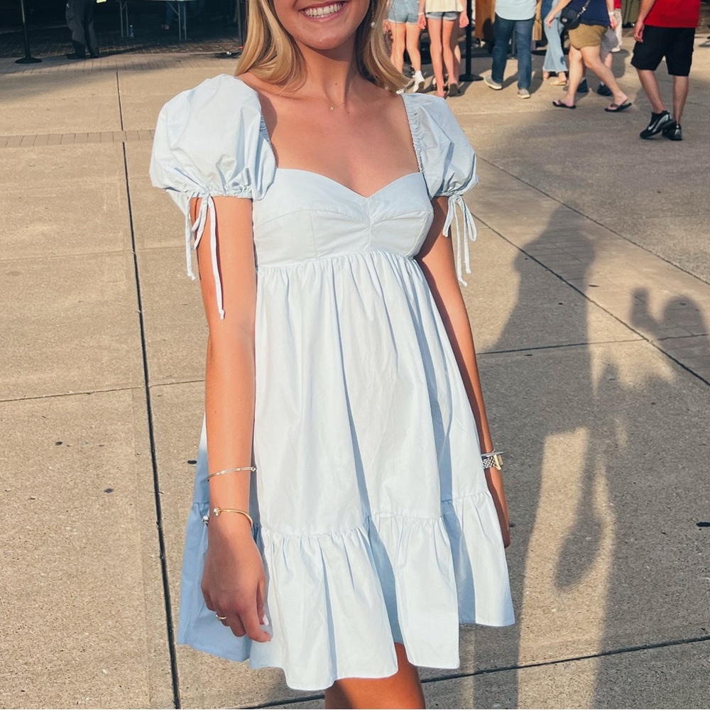 Olivaceous Blue Dress (size small)